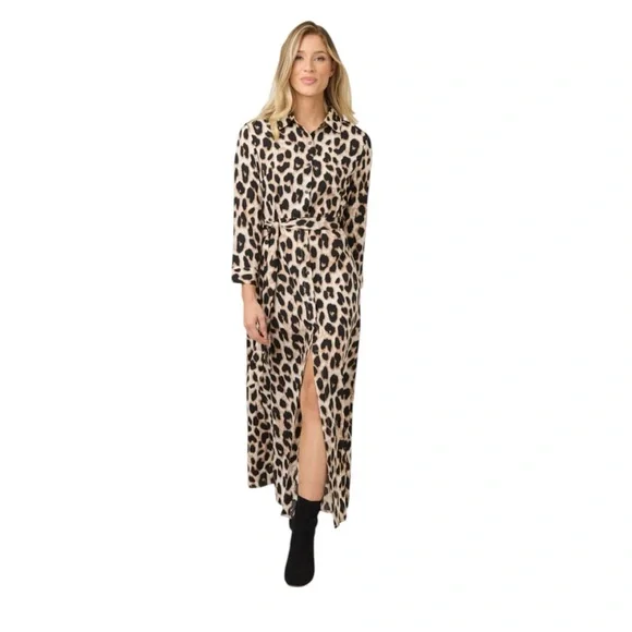 Dress Forum Leopard Print Maxi Dress - Picture 1 of 6